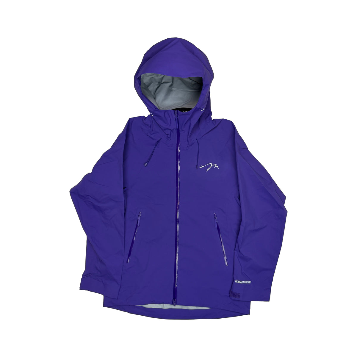 Overland Peak Rain Jacket in Purple, front view